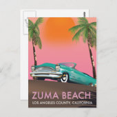 Zuma Beach Los Angeles County California Briefkaart (Voorkant / Achterkant)