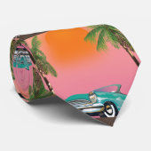 Zuma Beach Los Angeles County California Stropdas (Opgerold)