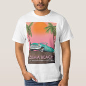 Zuma Beach Los Angeles County California T-shirt (Voorkant)