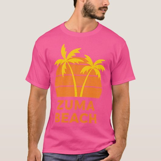 Zuma Beach Retro T-shirt (Voorkant)