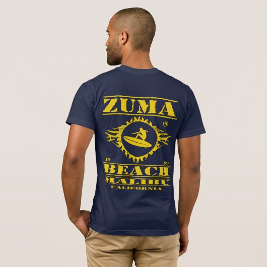 ZUMA BEACH stencil T-shirt (Achterkant volledig)