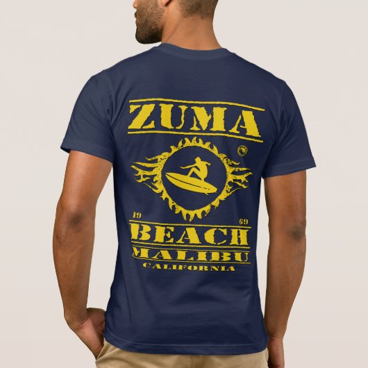 ZUMA BEACH stencil T-shirt (Achterkant)