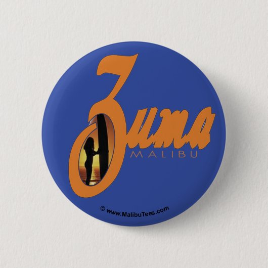Zuma Beach Sunset Ronde Button 5,7 Cm (Voorkant)