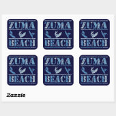 Zuma Beach Vierkante Sticker (Vel)
