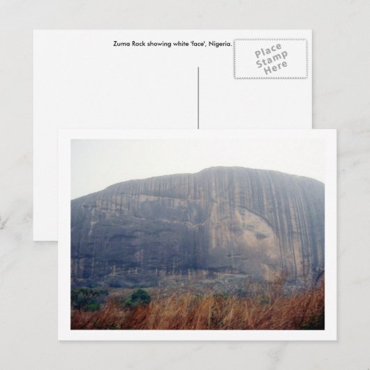 Zuma Rock, Nigeria Briefkaart (Voorkant / Achterkant)