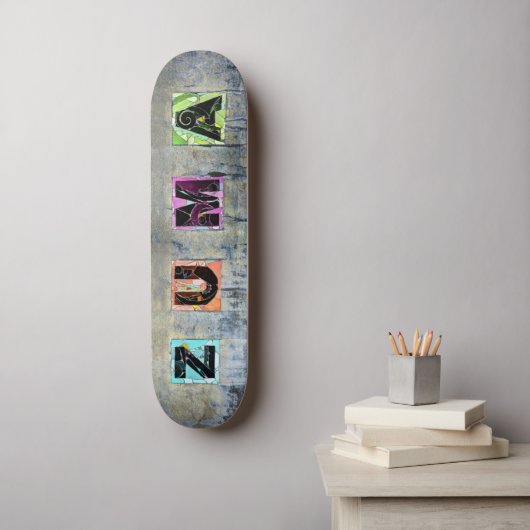 Zuma Skateboard (Muurkunst)