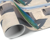 Zuma strand malibu surfboard CHRISTMAS XMAS Cadeaupapier (Rol Hoek)