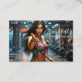 Zumba instructeur / personal trainer visitekaartje (Voorkant)