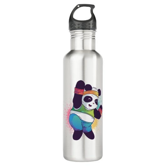 Zumba Panda Waterfles (Voorkant)