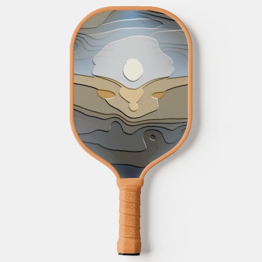 ZUN OVER DE HILLEN PICKLEBALL PADDLE (Achterkant)