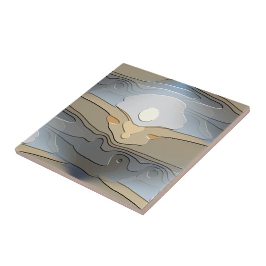 ZUN OVER DE HILLEN TEGELTJE (Zijkant)