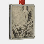 Zuni-adelkooi Metalen Ornament (Rechts)