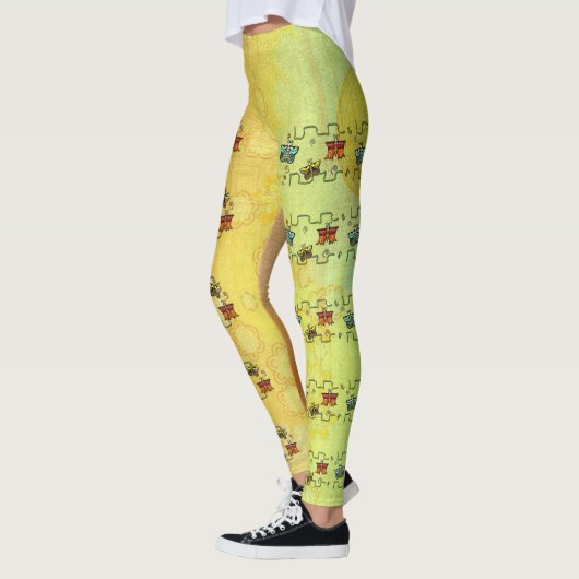 Zuni Butterfly Folk Art Leggings (Links)