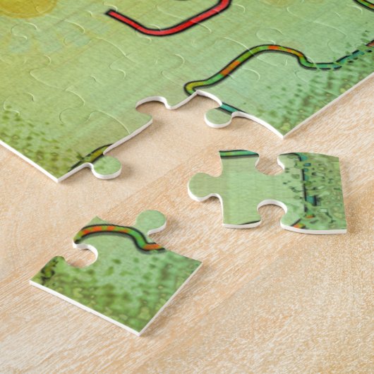 Zuni Butterfly Folk Art Legpuzzel (Zijkant)