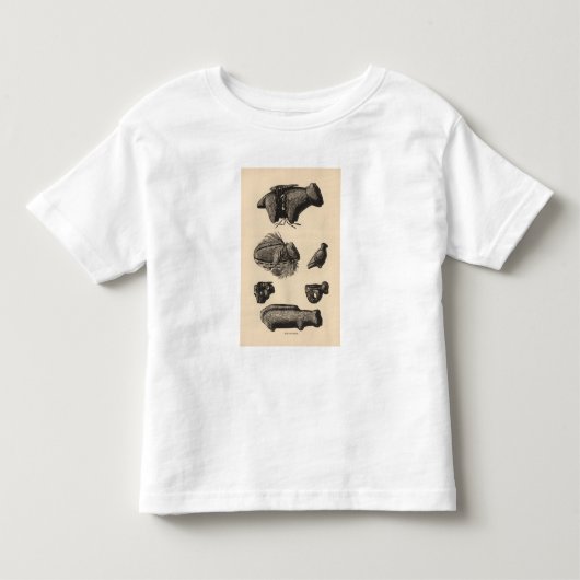 Zuni-fetiches Kinder Shirts (Voorkant)