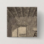 Zuni-kamer Vierkante Button 5,1 Cm (Voorkant)