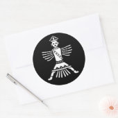 Zuni Knifewing Ronde Sticker (Envelop)