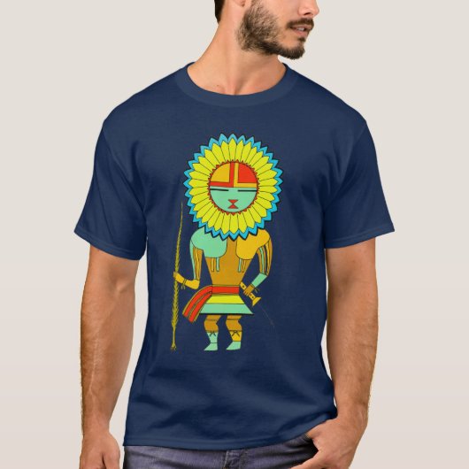 Zuni Man Sunface T-shirt (Voorkant)