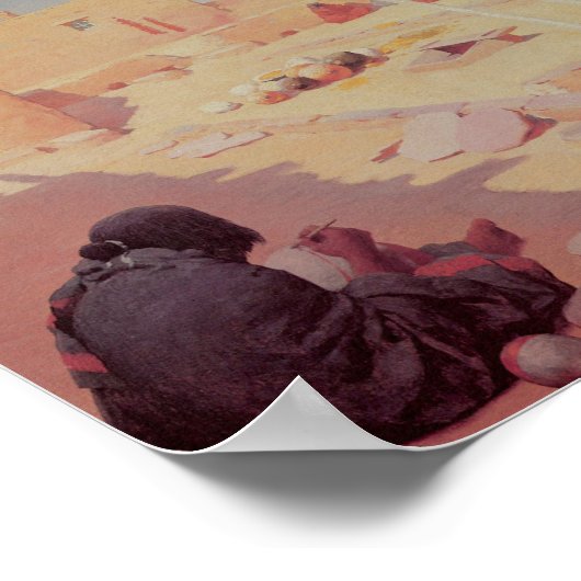 Zuni Pottery Maker Poster (Hoek)