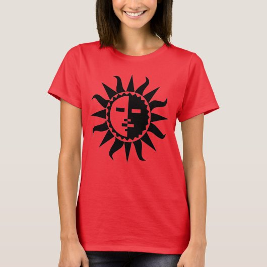 Zuni zon en mantra's t-shirt (Voorkant)