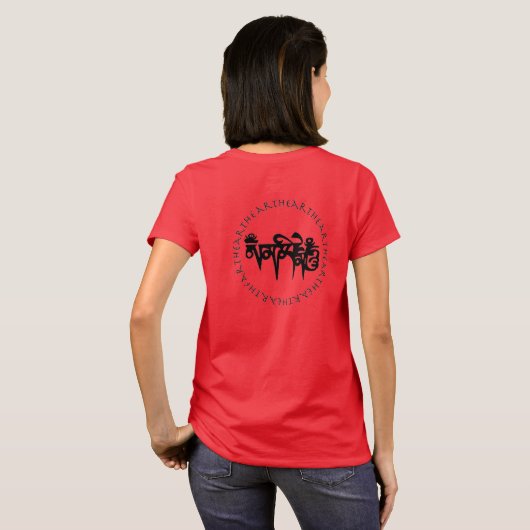Zuni zon en mantra's t-shirt (Achterkant volledig)