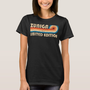 ZUNIGA Achternaam Retro Vintage jaren 80 jaren 90  T-shirt