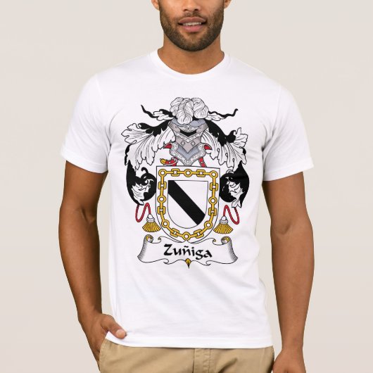 Zuniga Family Crest T-shirt (Voorkant)