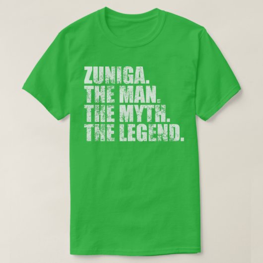 ZunigaZuniga Achternaam Zuniga S T-shirt (Design voorkant)