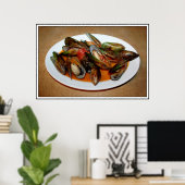 Zuppa di Mussels Poster (Thuiskantoor)