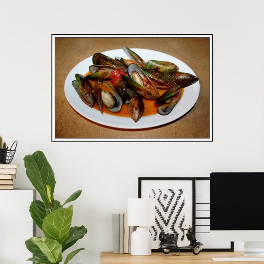Zuppa di Mussels Poster (Thuiskantoor)