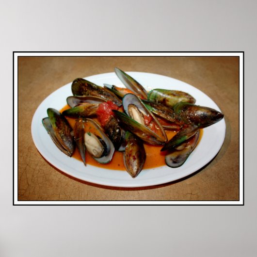 Zuppa di Mussels Poster (Voorkant)