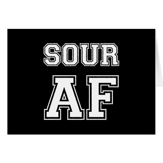 ZURE AF-KAART (Voorkant Horizontaal)