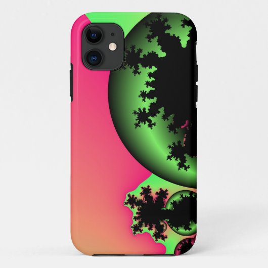 zure appels fractal Case-Mate iPhone case (Achterkant)
