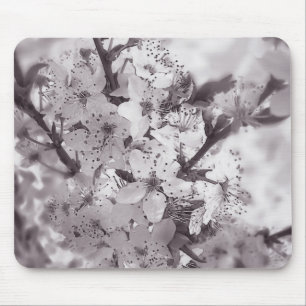 Zure Cherry Tree Black en White Muismat