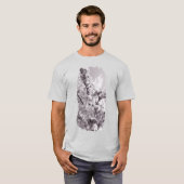 Zure Cherry Tree Black en White T-shirt (Voorkant volledig)