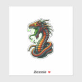 Zure Cyber Dragon Sticker (Vel)