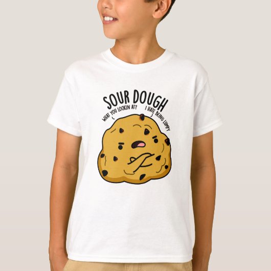 Zure deeg Funny Baking Pun T-shirt (Voorkant)
