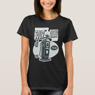 Zure Diesel Grafische Strain Artwork T-shirt