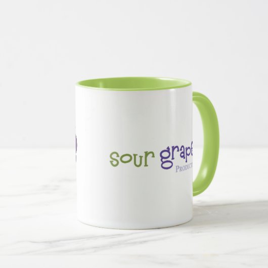 Zure druiven - Mok (Voorkant rechts)