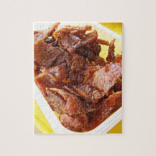 Zure en Zoete Gedroogde Ham [Muu Wan] Legpuzzel (Verticaal)