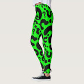 zure groene vraagteken halloween leggings (Links)