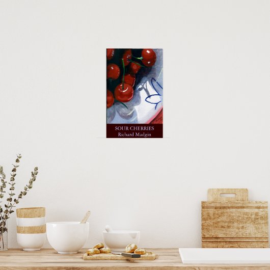 Zure kersen poster (Keuken)