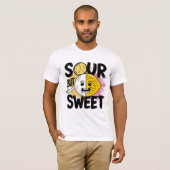 Zure Maar Lieflijke Grappige Citroen Persoonlijkhe T-shirt (Voorkant volledig)