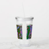 Zure marmer acryltumbler acryl drinkbeker (Links)