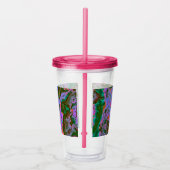 Zure marmer acryltumbler acryl drinkbeker (Rechts)