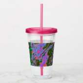 Zure marmer acryltumbler acryl drinkbeker (Voorkant)