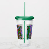 Zure marmer acryltumbler acryl drinkbeker (Rechts)