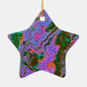 Zure marmer keramisch Ornament