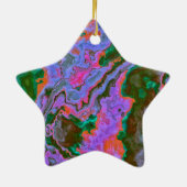 Zure marmer keramisch Ornament (Achterkant)