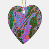 Zure marmer keramisch Ornament (Links)